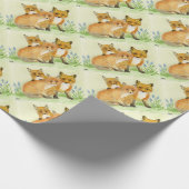 Fox Kits Geschenkpapier (Ecke)
