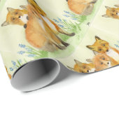 Fox Kits Geschenkpapier (Rolleneckpunkt)