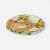 Fox Kits Pappteller (Schrägansicht)