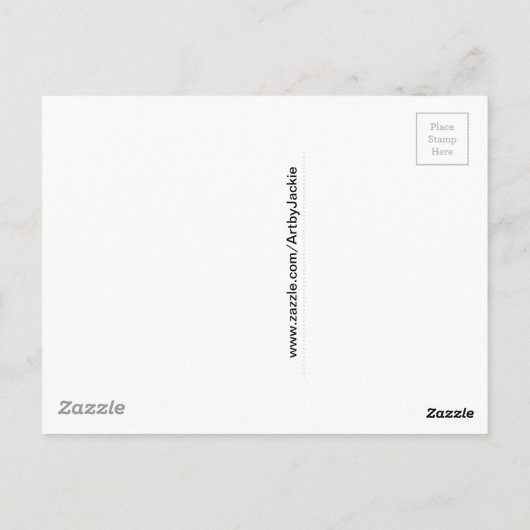 Fox Kits Postkarte (Rückseite)