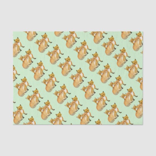 Fox Kits Seidenpapier (Vorderseite)
