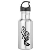 Fox Kitsune Stammes- Trinkflasche (Vorderseite)