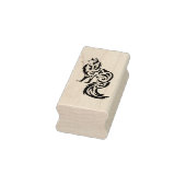 Fox Kitsune Tribal Gummistempel (Stempel)