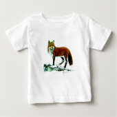 Fox Kleinkind Long Sleeve Baby T-shirt (Vorderseite)