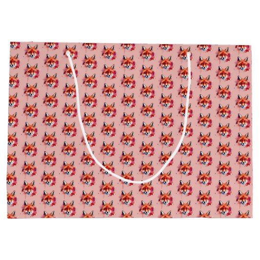 Fox Large Gift Bag Große Geschenktüte (Rückseite)