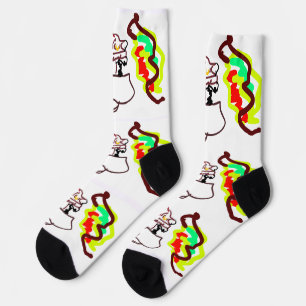 Fox Latte Fun Herbst Style Socken