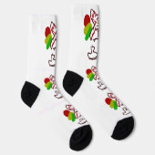 Fox Latte Fun Herbst Style Socken (Rechts)