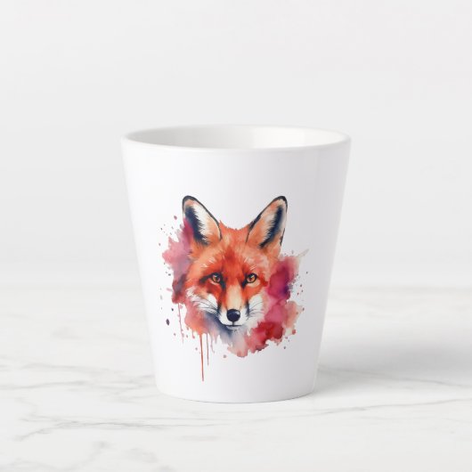Fox Latte Mug Milchtasse (Vorderseite)
