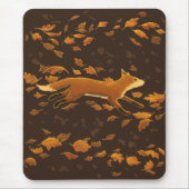 Fox läuft durch den Fall Mousepad (Vorne)