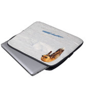 Fox Leap | Yukon, Kanada Laptopschutzhülle (Vorne Knopf)