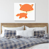 Fox Leinwanddruck (Insitu (Schlafzimmer))