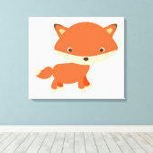 Fox Leinwanddruck (Insitu (Holzboden))
