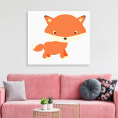 Fox Leinwanddruck (Insitu (Wohnzimmer))