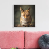 Fox Leinwanddruck (Insitu (Wohnzimmer))