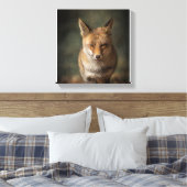 Fox Leinwanddruck (Insitu (Schlafzimmer))