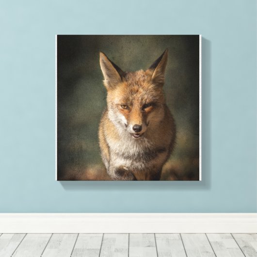 Fox Leinwanddruck (Insitu (Holzboden))