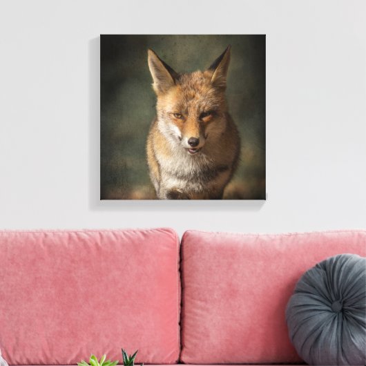 Fox Leinwanddruck (Insitu (Wohnzimmer))