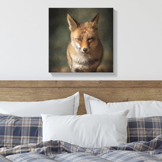 Fox Leinwanddruck (Insitu (Schlafzimmer))