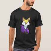 Fox Lgbt Lesbian Gay Pride Month T-Shirt (Vorderseite)