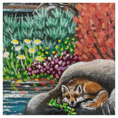 Fox-Liebe 2 Stoff (Nahaufnahme)