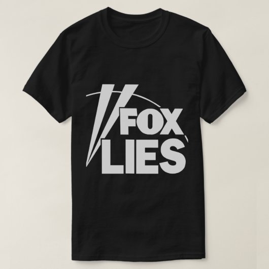 FOX LIES (Wahrheit Dienstag) T-Shirt (Design vorne)