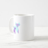 Fox Lover Cool schauend Mutter Fox Niedlich Origam Kaffeetasse (Vorderseite Links)