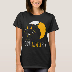 Fox Lover ich nicht geben einen Fox Abstrakten Sti T-Shirt