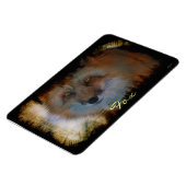 Fox-lover Wildlife Art Magnet (Linke Seite)