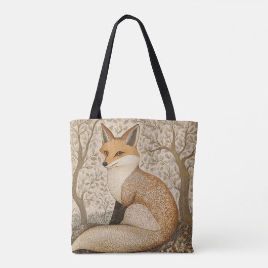 Fox Lovers Tasche (Rückseite)