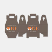 Fox macht ein Süße Tier ersten Geburtstag Geschenkschachtel (Ungefaltet)