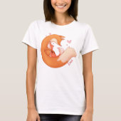 Fox-Mama und Baby T-Shirt (Vorderseite)