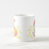 Fox-Mamma und -baby-Tasseroter Fox-Kunst-Geschenk Kaffeetasse (Mittel)