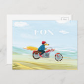 Fox-Man-Postkarte Postkarte (Vorne/Hinten)