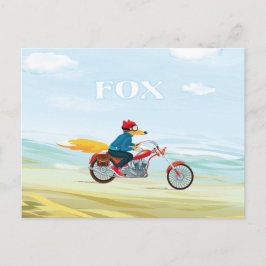 Fox-Man-Postkarte Postkarte