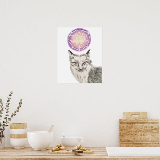 Fox Mandala Poster (Küche)