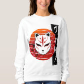 fox mask design sweatshirt (Vorderseite)