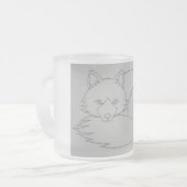 Fox Mattierte Tasse (Vorderseite Links)
