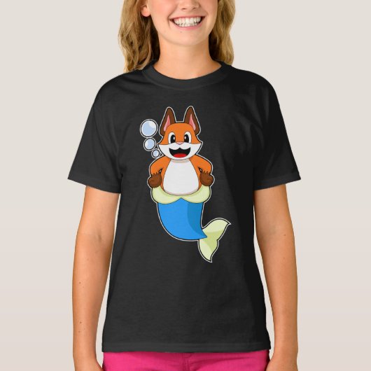 Fox Mermaid T-Shirt (Vorderseite)