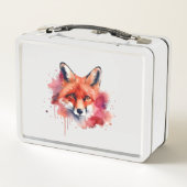 Fox Metall Lunchbox (Rückseite)