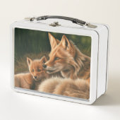 Fox-MetallLunchbox Metall Brotdose (Vorderseite)