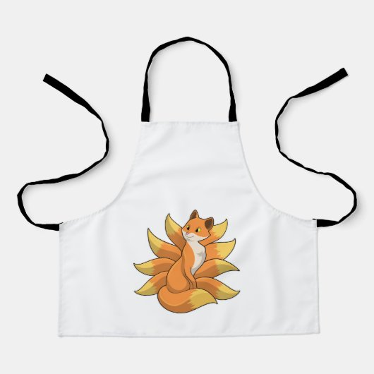 Fox mit 9 Fox-Schwänzen Schürze (Vorderseite)