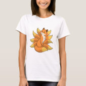 Fox mit 9 Fox-Schwänzen T-Shirt (Vorderseite)