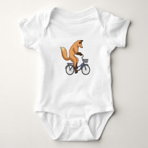 Fox mit Bicycle Baby Strampler