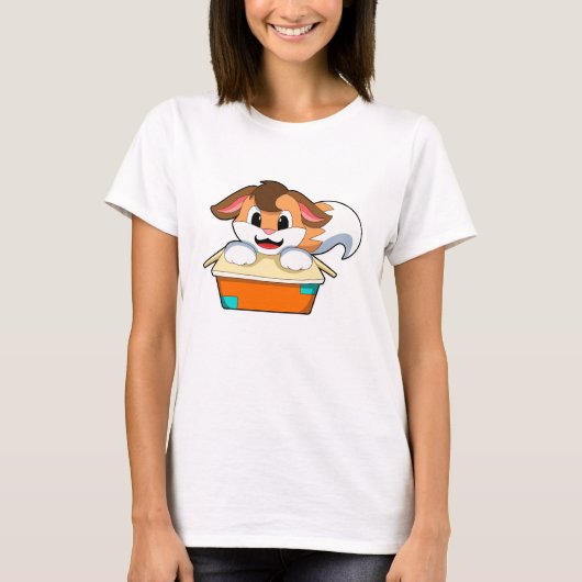 Fox mit Box T-Shirt (Vorderseite)