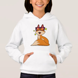 Fox mit Brille Hoodie