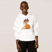 Fox mit Brille Hoodie (Vorne ganz)
