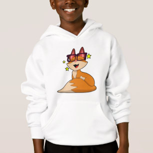 Fox mit Brille Hoodie