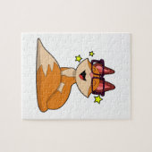 Fox mit Brille Puzzle (Horizontal)