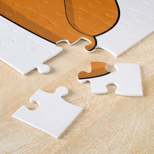 Fox mit Brille Puzzle (Seite)