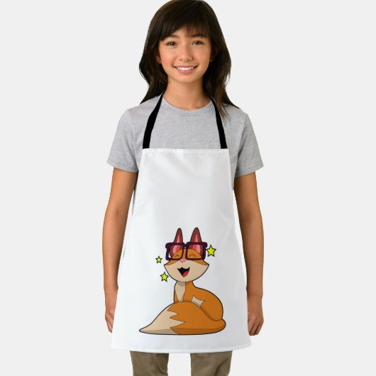 Fox mit Brille Schürze (Insitu)